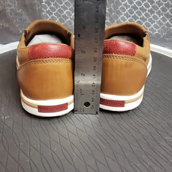 Twisted X Slip On Kicks Womens 7.5 Brown Leather Casual Comfort Western - Picture 7 of 10